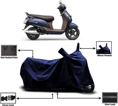 AASHTIK MART Two Wheeler Cover for Suzuki(New Access 125, Blue)
