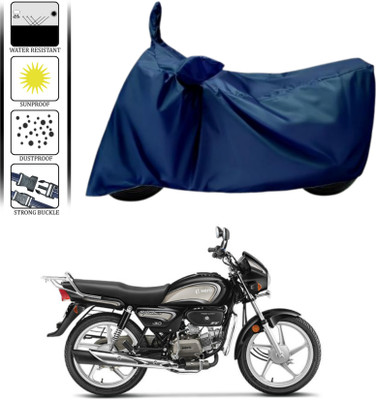 HWSXQAE Waterproof Two Wheeler Cover for Hero(Splendor, Blue)