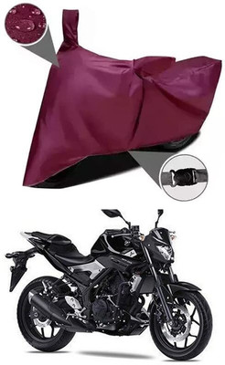 DeepShakshi AUTOMOTIVE Two Wheeler Cover for Yamaha(MT 03, Maroon)