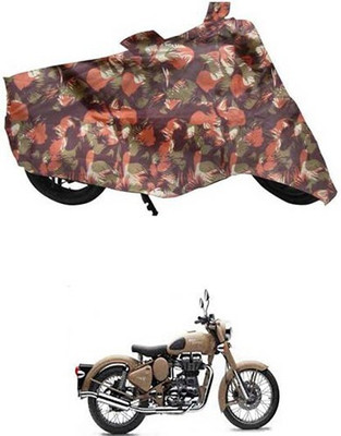 SMDP Waterproof Two Wheeler Cover for Royal Enfield(Classic 500, Blue)
