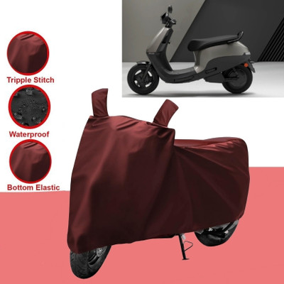 HWSXQAE Two Wheeler Cover for Ola(Maroon)