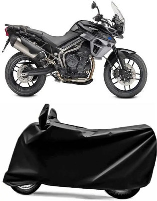 PEDALUP Waterproof Two Wheeler Cover for Triumph(Tiger 800 XCA, Black)