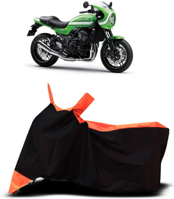 VESMEI Two Wheeler Cover for Kawasaki(Z900 RS Cafe Racer BS6, Orange)