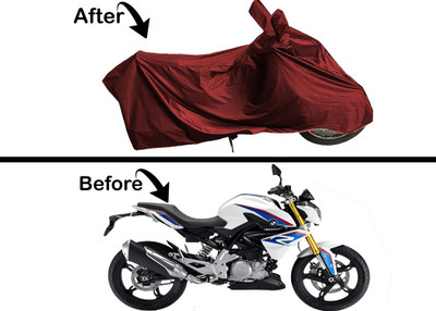 Archistylo Waterproof Two Wheeler Cover for BMW(G 310 R, Maroon)