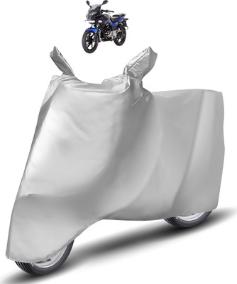 Caronix Two Wheeler Cover for Bajaj(Pulsar 220F, Silver)