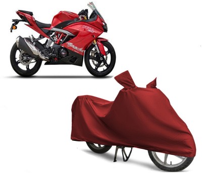 EGAL Waterproof Two Wheeler Cover for TVS(Apache RR 310, Maroon)