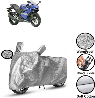 CODOKI Waterproof Two Wheeler Cover for Yamaha(R15S, Silver)