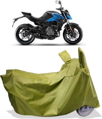Amexride Two Wheeler Cover for CFMoto(400NK, Maroon)