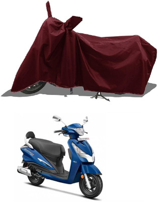MWBB Waterproof Two Wheeler Cover for Royal Enfield(Meteor BS6, Maroon)