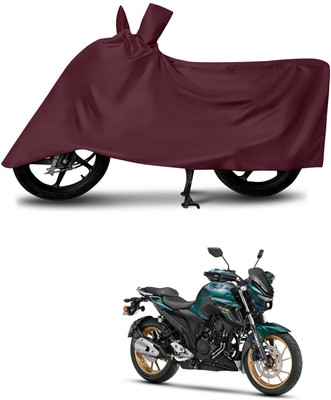 KEDIT Two Wheeler Cover for Yamaha(FZ-S Fi Version 3.0, Maroon)