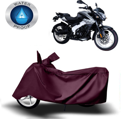 DeepShakshi AUTOMOTIVE Waterproof Two Wheeler Cover for Bajaj(Pulsar NS 200, Maroon)