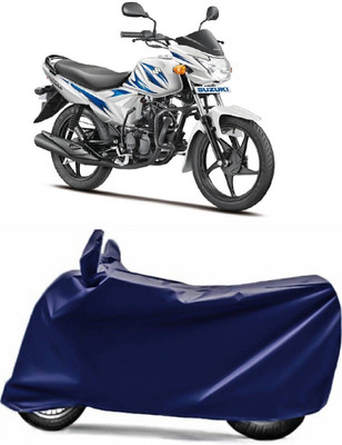 MMSSTAR Waterproof Two Wheeler Cover for Suzuki(Hayate, Blue)