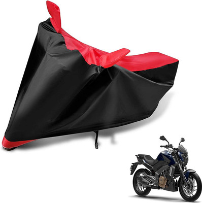 AutoGalaxy Waterproof Two Wheeler Cover for Bajaj(Dominar 400, Red, Black)