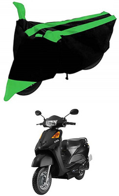 Mdstar Waterproof Two Wheeler Cover for Indus(Yo EXL, Green, Black)