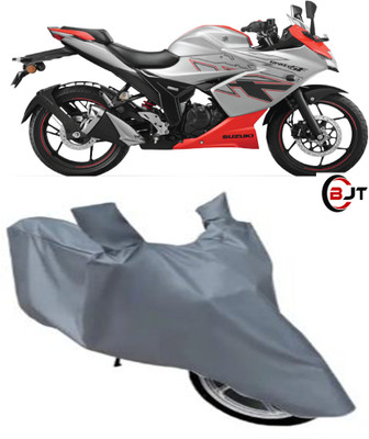 BHAGAT JI TRADER Waterproof Two Wheeler Cover for Suzuki(Silver)