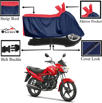 KEDIT Two Wheeler Cover for Suzuki(Hayate EP, Red, Blue)