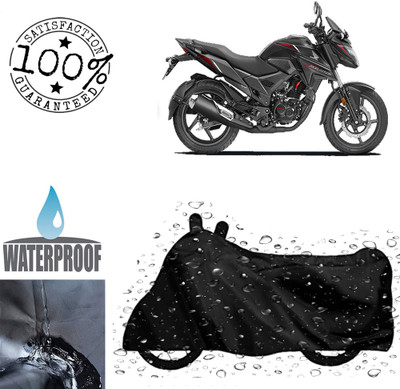 Autoinnovation Waterproof Two Wheeler Cover for Honda(X-Blade, Black)
