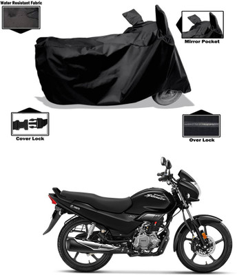 CODOKI Waterproof Two Wheeler Cover for Hero(Super Splendor, Black)