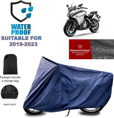 PAGORA Waterproof Two Wheeler Cover for CFMoto(650GT, Blue)