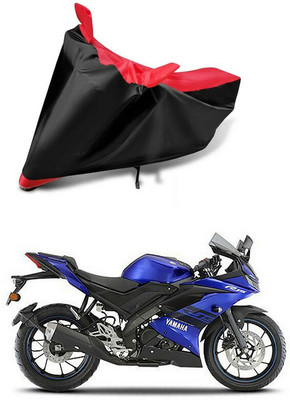 AutoGalaxy Waterproof Two Wheeler Cover for Yamaha(YZF R1M, Red, Black)