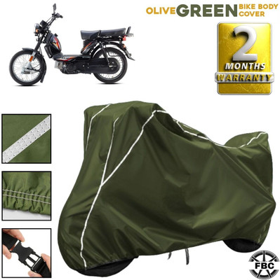 FBC Waterproof Two Wheeler Cover for TVS(XL 100, White)