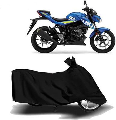 MMSSTAR Waterproof Two Wheeler Cover for Suzuki(GSX, Black)