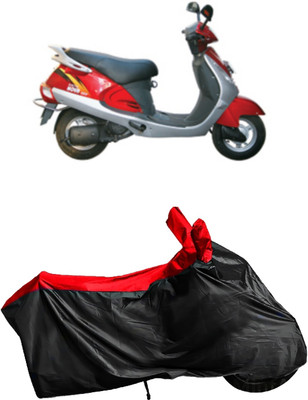 Autofly Waterproof Two Wheeler Cover for Kinetic(Nova, Red, Black)