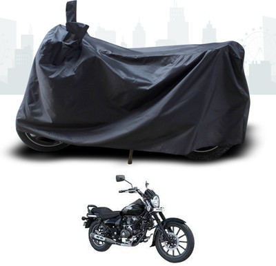 DeepShakshi AUTOMOTIVE Two Wheeler Cover for Bajaj(Avenger 180 Street, Black)