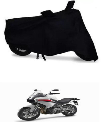 THE REAL ARV Waterproof Two Wheeler Cover for DSK Benelli(TNT 600 GT, Black)