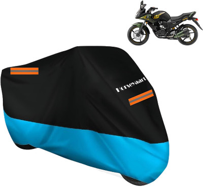 Horseyaart Waterproof Two Wheeler Cover for Yamaha(Fazer-FI, Blue)