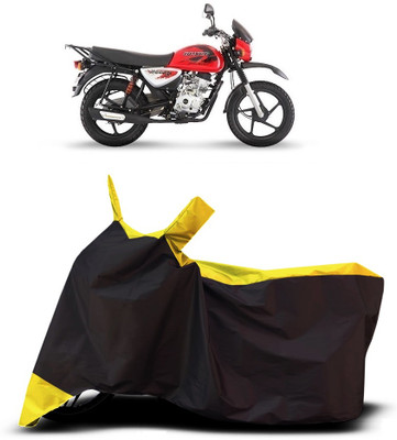 VESMEI Two Wheeler Cover for Bajaj(Boxer, Yellow)