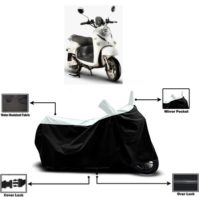 Amexride Two Wheeler Cover for Evolet(Polo, White)