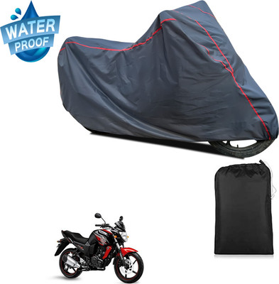 GOSHIV-car and bike accessories Waterproof Two Wheeler Cover for Yamaha(FZS 25, Grey)