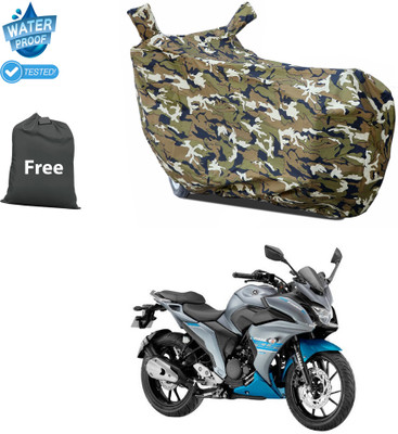 CODOKI Waterproof Two Wheeler Cover for Yamaha(Fazer 25 BS6, Yellow)