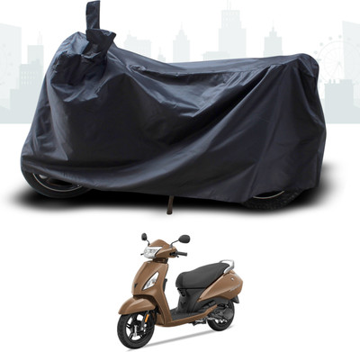 DeepShakshi AUTOMOTIVE Two Wheeler Cover for TVS(Jupiter classic, Black)