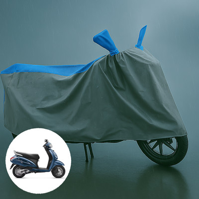 CODOKI Waterproof Two Wheeler Cover for Honda(Activa 3G, Grey, Blue)