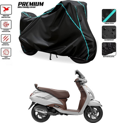 SThanaveX Waterproof Two Wheeler Cover for TVS(Jupiter classic, Black)
