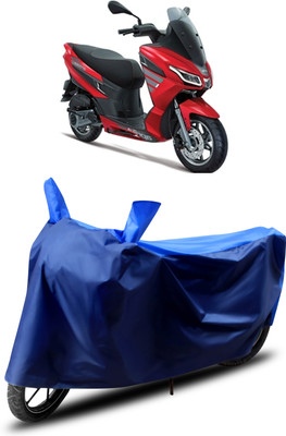 MADAFIYA Two Wheeler Cover for Aprilia(SXR 160, Blue)
