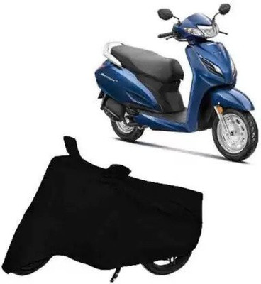 TranceAuto Waterproof Two Wheeler Cover for Honda(Activa 6G, Black)