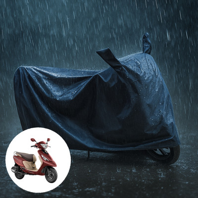 PAGORA Waterproof Two Wheeler Cover for TVS(Scooty Zest 110, Black)