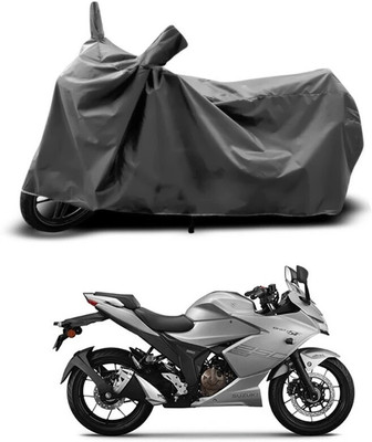 SEBONGO Waterproof Two Wheeler Cover for Suzuki(Gixxer SF, Grey)