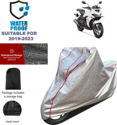 PAGORA Waterproof Two Wheeler Cover for Hero(Xtreme 200S, Silver)