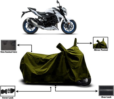 Amexride Two Wheeler Cover for Suzuki(GSX, Green)