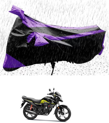 RONISH Waterproof Two Wheeler Cover for Honda(SP125, Purple, Black)