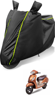 Auto Hub Waterproof Two Wheeler Cover for TVS(Jupiter, Black)