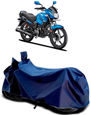 AASHTIK MART Two Wheeler Cover for Hero(Glamour Programmed FI, Blue)