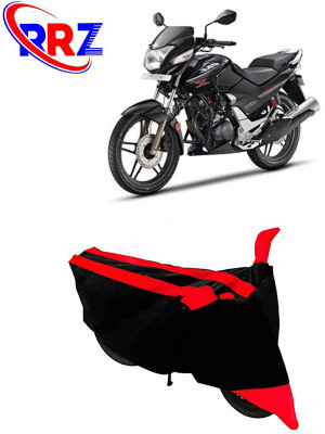 RRZ Waterproof Two Wheeler Cover for Hero(CBZ, Black, Red)