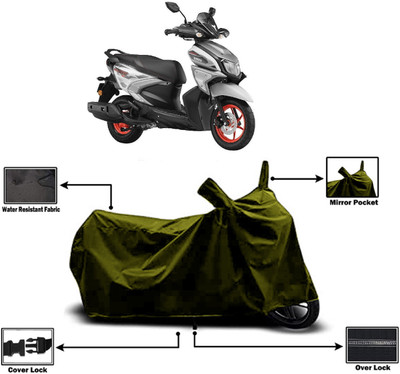 Amexride Two Wheeler Cover for Yamaha(RayZR 125 BS6, Green)