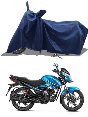 A G Enterprises Waterproof Two Wheeler Cover for Hero(Glamour FI, Blue)