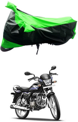 MMSSTAR Waterproof Two Wheeler Cover for Hero(Splendor PRO, Green, Black)